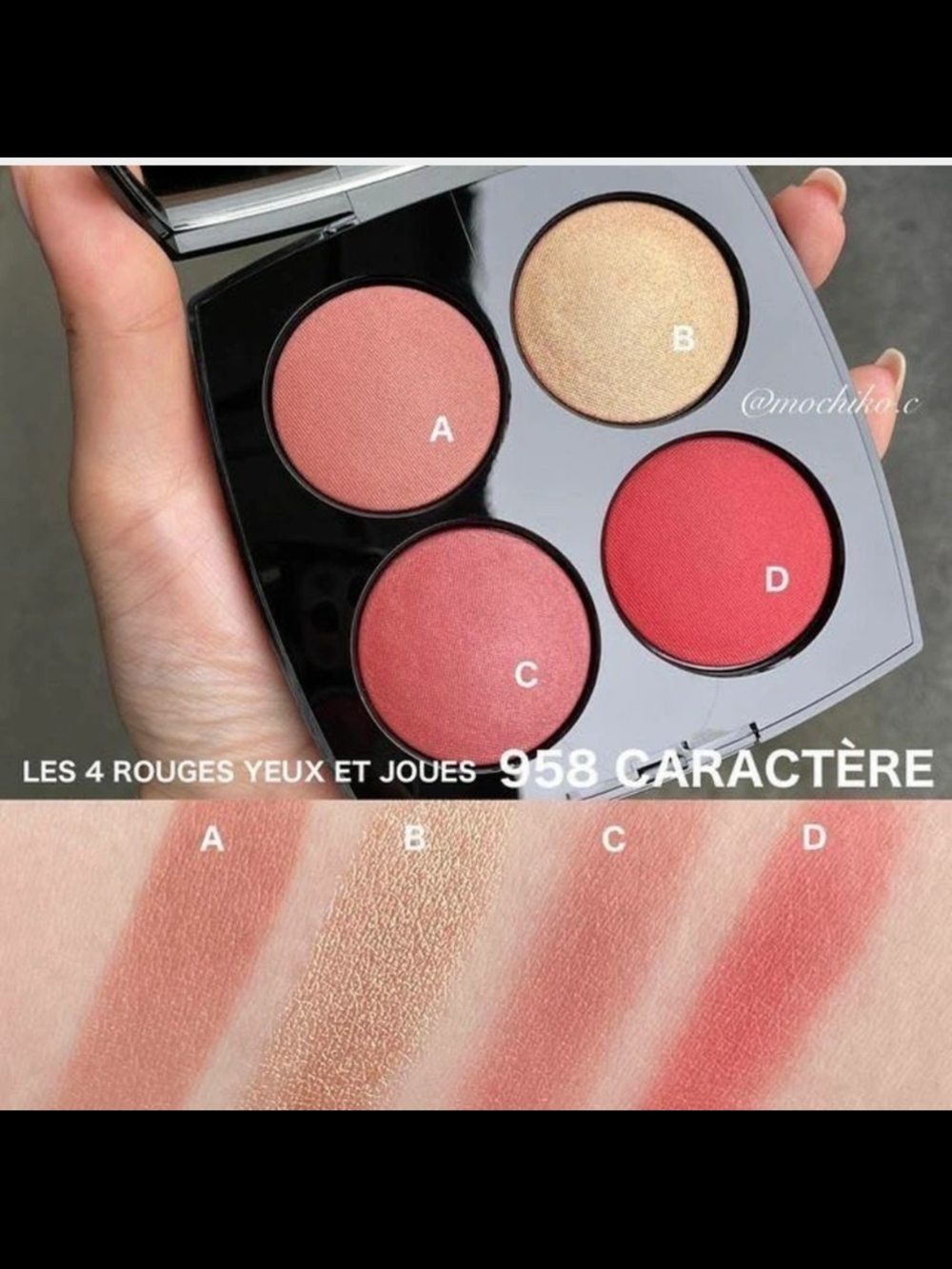 Chanel Les 4 Rouges Et Joues 958 Caractere - Picture 3 of 15